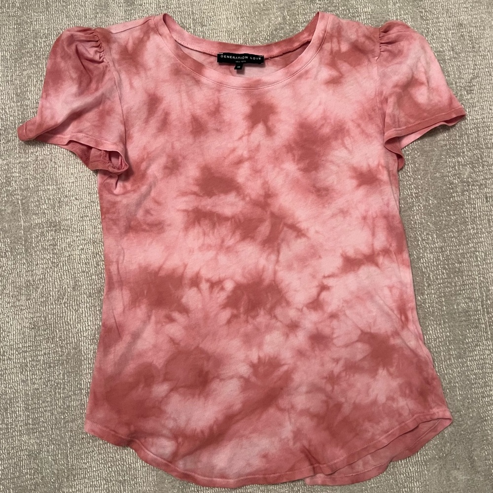 Generation Love Pink Tie Dye T-shirt